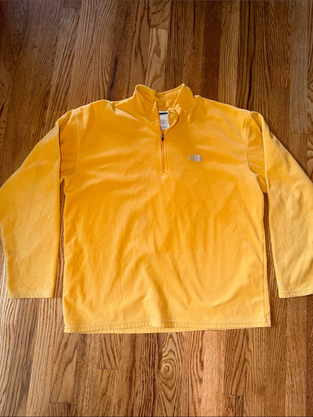The North Face Men’s Yellow Half-Zip Fleece Pullover